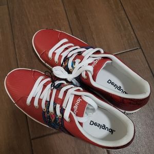 Desigual Women's  Cosmic Exotic Indian Sneaker